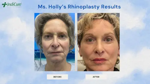 Ms. Holly's Rhinoplasty Results in India